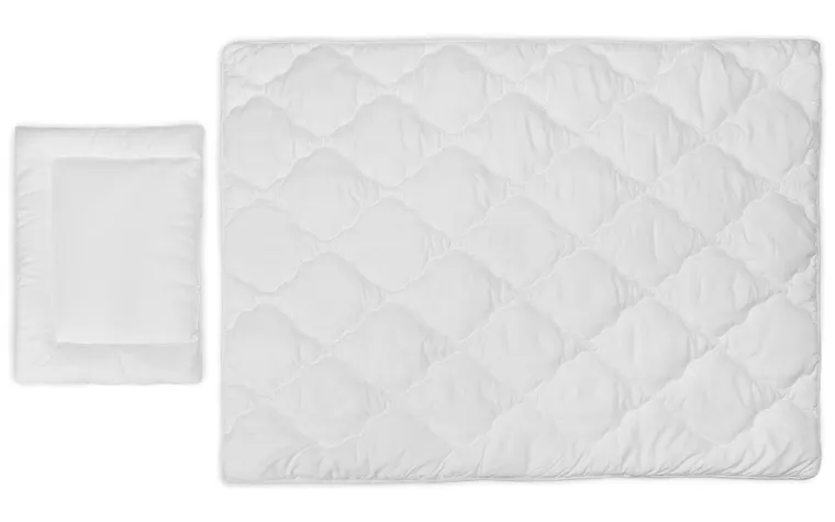 Sensillo, Deluxe, komplet pościeli, biały, 100-135 cm