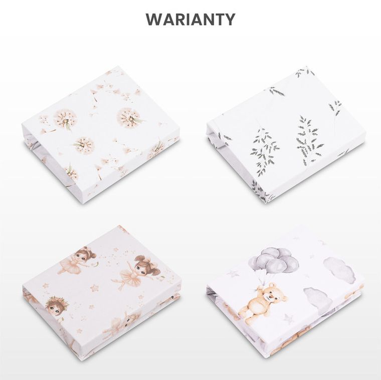 Sensillo, Dmuchawce, prześcieradło drukowane, beżowe, 60-120 cm