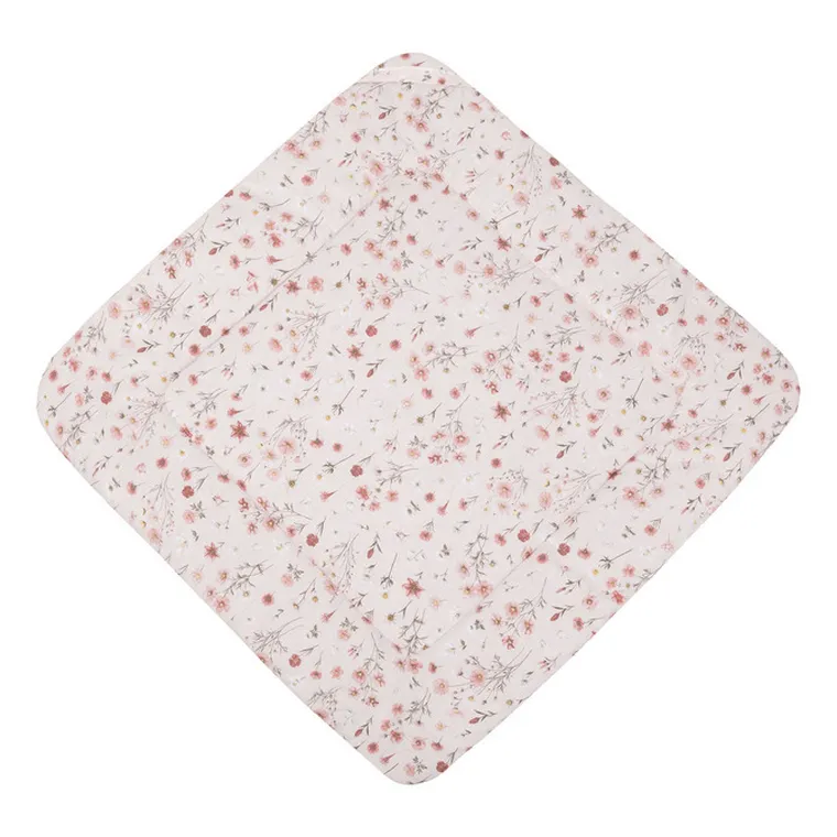 Sensillo, Velvet, rożek, bloom pink, 75-75 cm