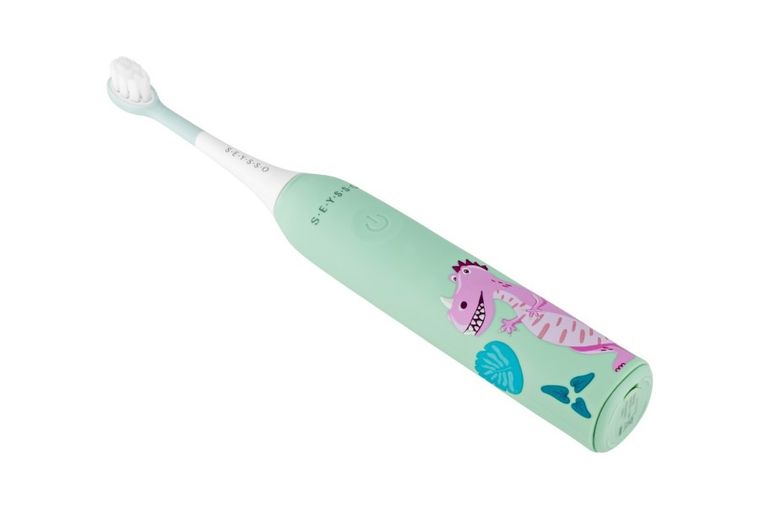 Seysso, Kids, Dinosaur, szczoteczka soniczna, coral, 3l+