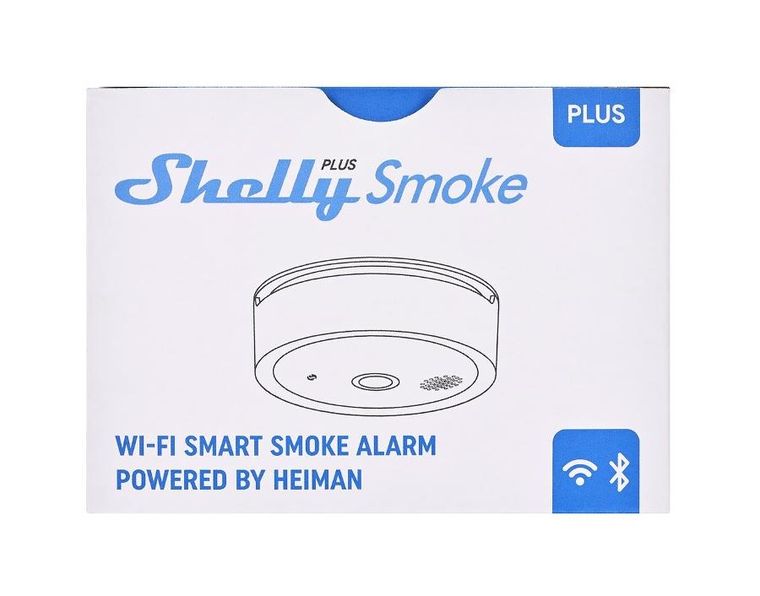 Shelly, bezprzewodowy czujnik dymu, WiFi, bluetooth
