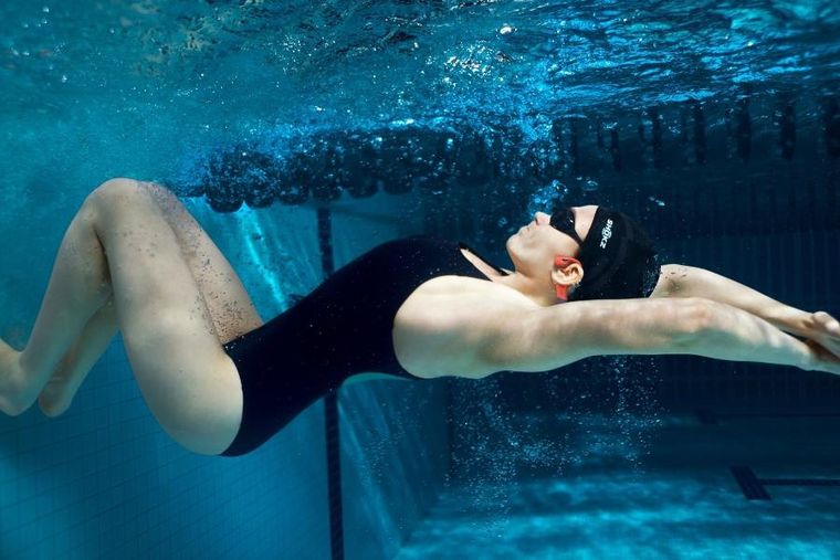Shokz, OpenSwim Pro, słuchawki bezprzewodowe, kostne, szare