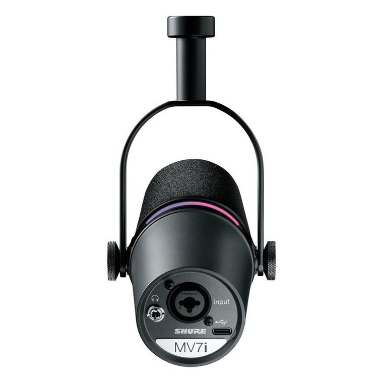 Shure, MV7i, inteligentny mikrofon z interfejsem US