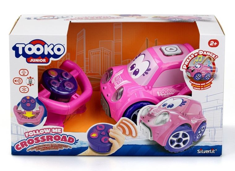 Silverlit, Follow Me Crossroad, pojazd zdalnie sterowany, różowy
