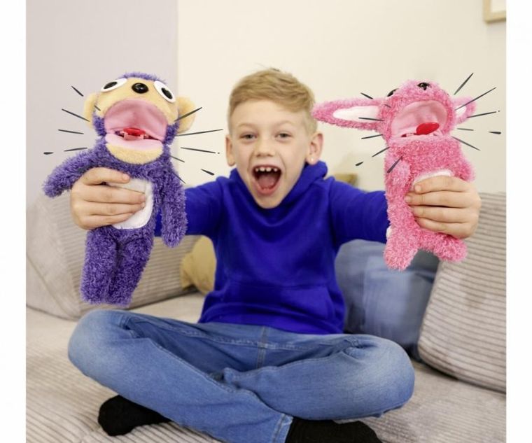 Simba, małpka, maskotka interaktywna