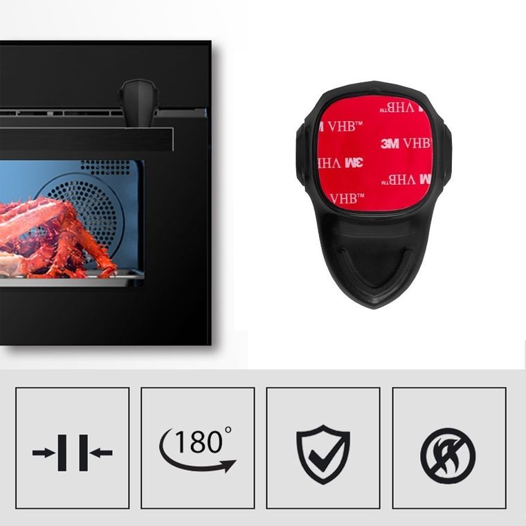 Sipo, zabezpieczenie drzwi piekarnika, czarne