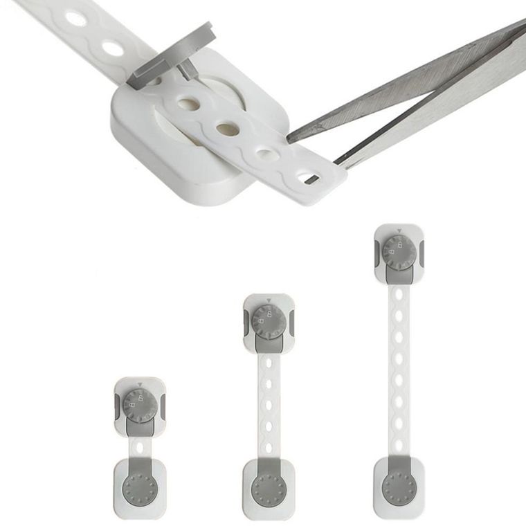 Sipo, zestaw zabezpieczeń do szaf i szuflad z funkcją smart lock, 6 szt.