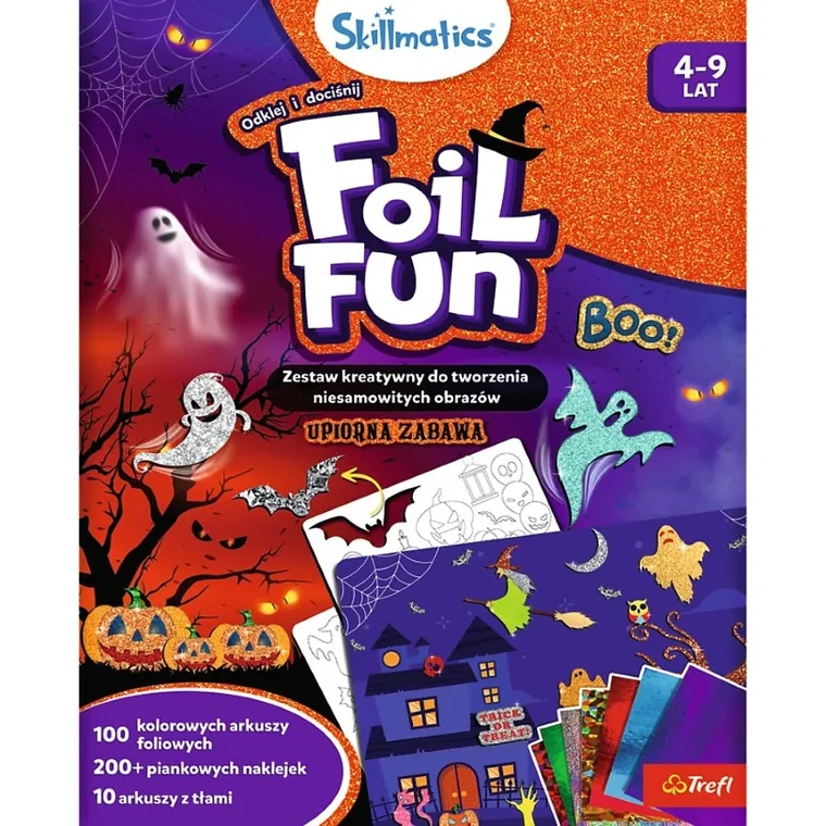 Skillmatics, Foil Fun, Upiorna Zabawa, zestaw artystyczny