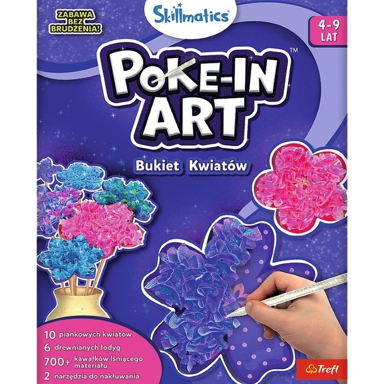 Skillmatics, Poke-In Art, Bukiet Kwiatów, zestaw artystyczny