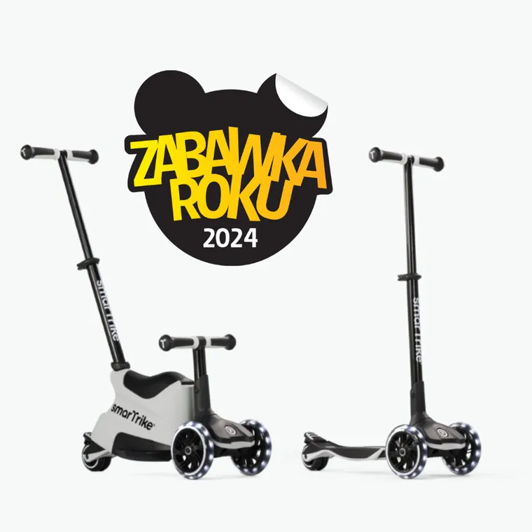 SmarTrike, Xtend Scooter + Ride-on, hulajnoga-jeździk 4w1, Cool Grey