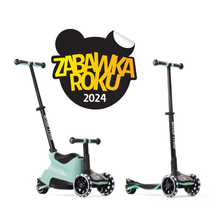 SmarTrike, Xtend Scooter + Ride-on, hulajnoga-jeździk 4w1, Soft Green