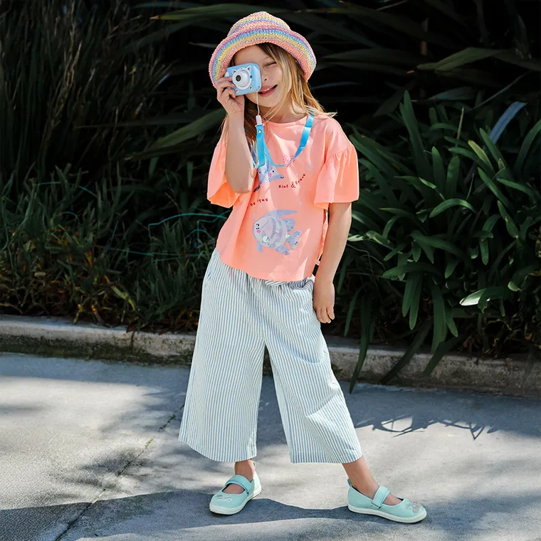 Smiki, Cute Kitty, aparat fotograficzny, niebieski