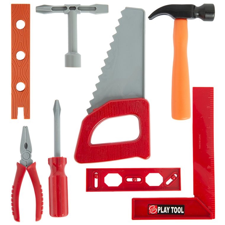 Smiki, duży warsztat majsterkowicza, stół narzędziowy