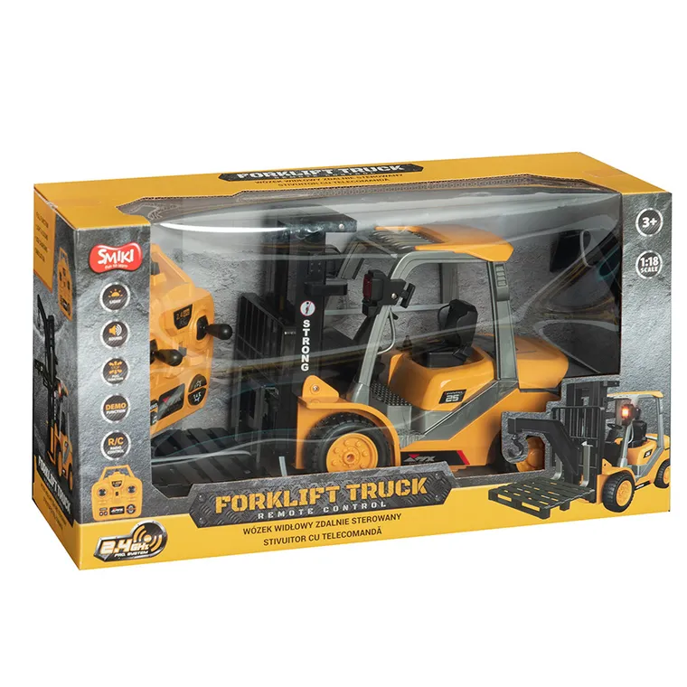 Smiki, Forklift Truck, wózek widłowy, pojazd zdalnie sterowany, 1:18