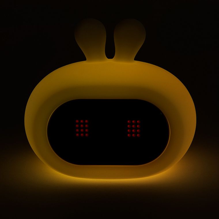 Smiki, Królik, lampka silikonowa LED z zegarkiem