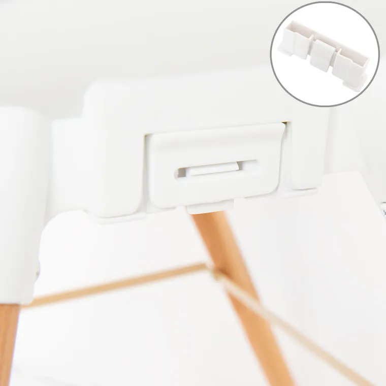 Smiki, krzesełko do karmienia, szare