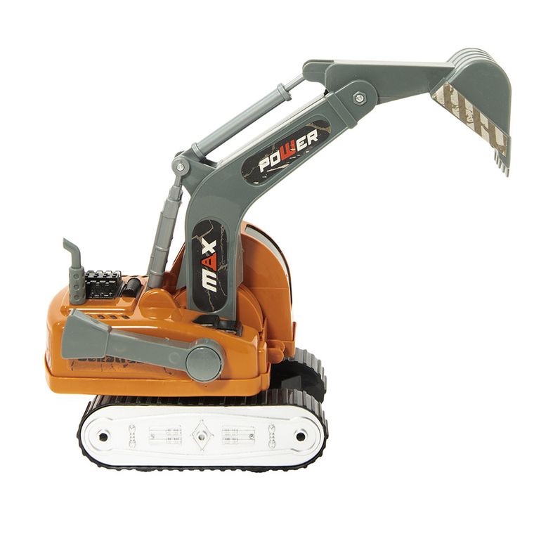 Smiki, laweta z koparką, zestaw pojazdów, światło i dźwięk