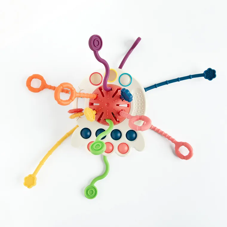 Smiki, Ośmiornica sensoryczna, zabawka interaktywna, przeciąganiec