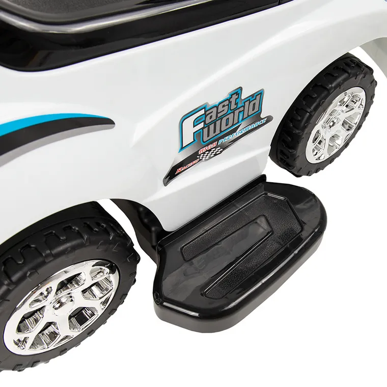 Smiki, Samochód, jeździk z rączką, biały