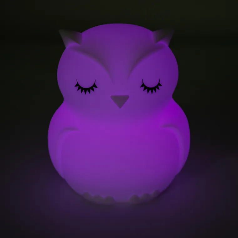 Smiki, Sowa, lampka silikonowa LED