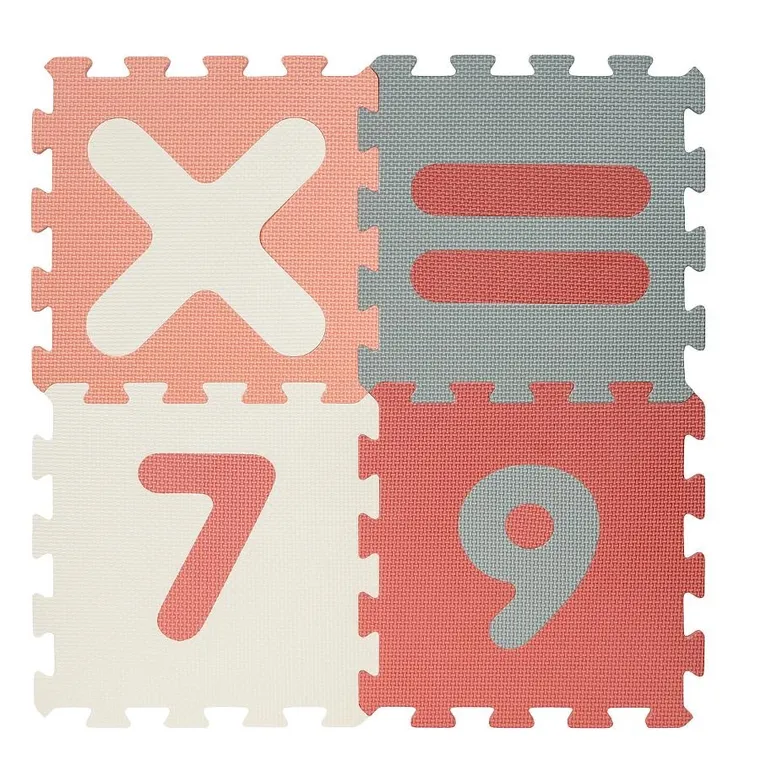 Smily Play, mata piankowa, pastelowa, cyfry