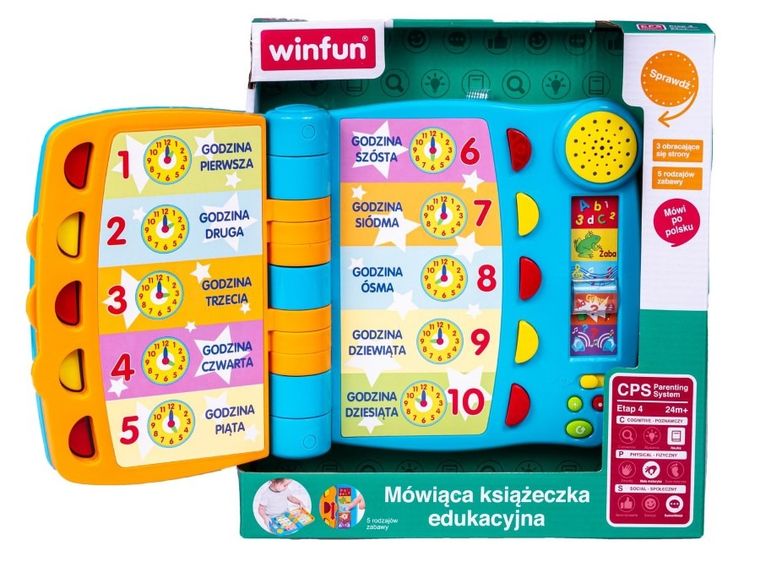 Smily Play, mówiąca książeczka edukacyjna, zabawka edukacyjna