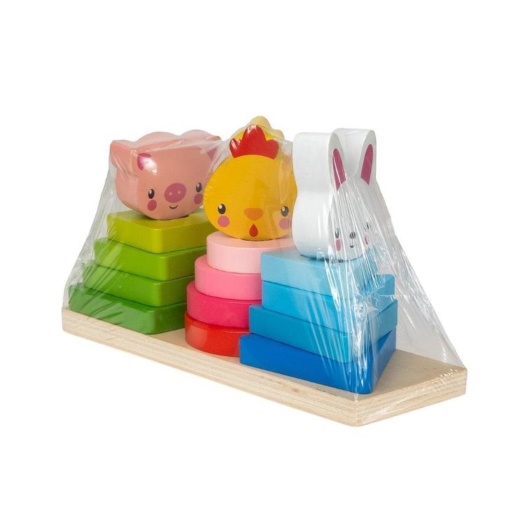 Smily Play, Zwierzęta, drewniane piramidki