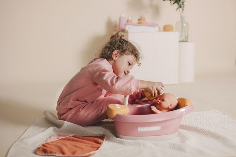 Smoby, Baby Nurse, wanienka dla lalek z hydromasażem