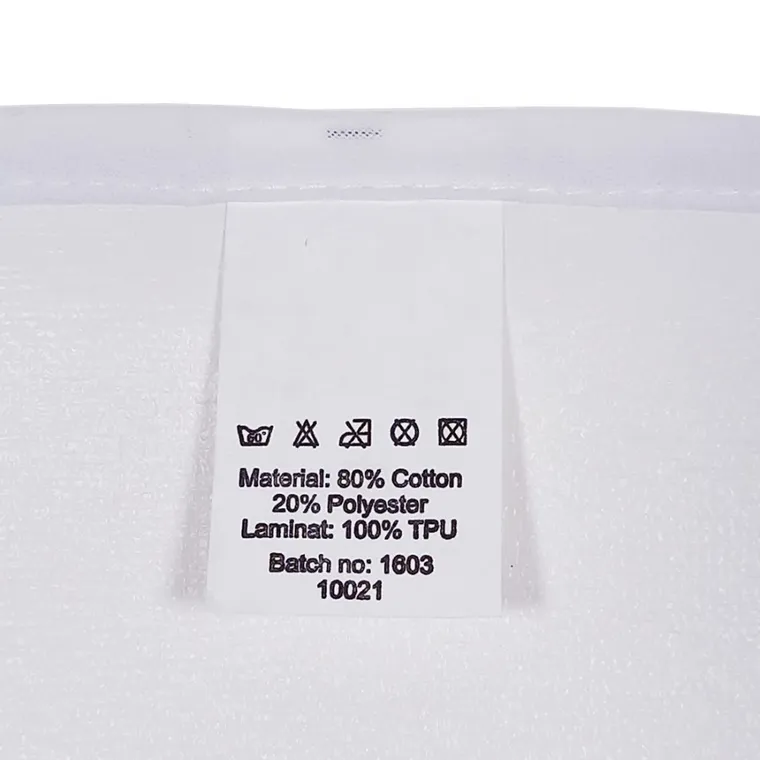 Snibbs, Podkład higieniczny nieprzemakalny z gumką, biały, 60-120 cm