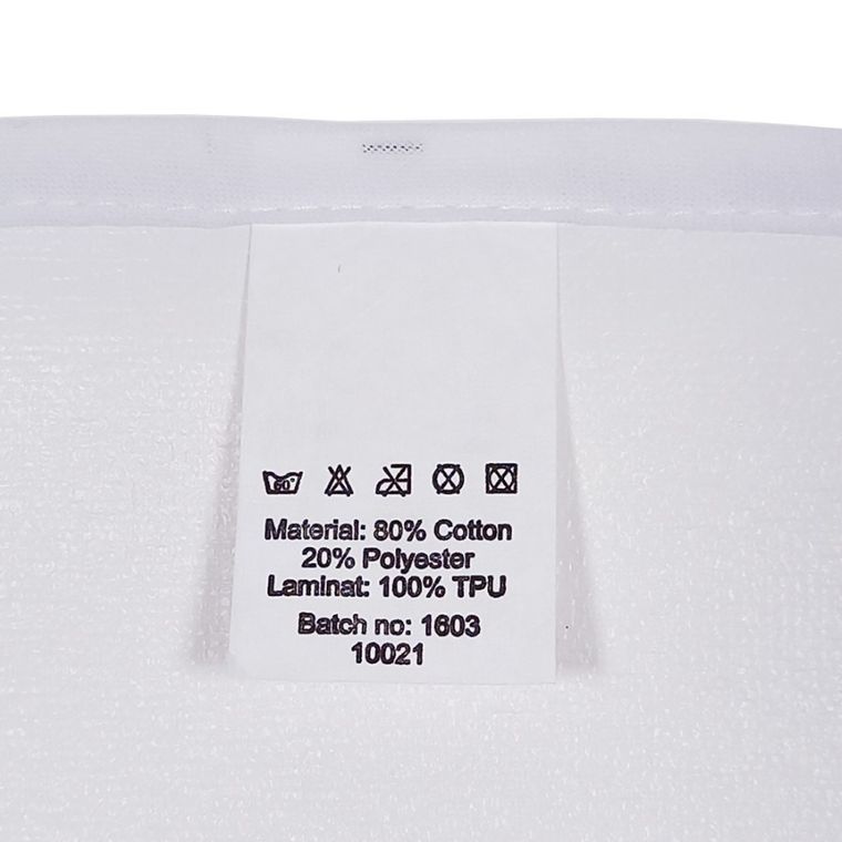 Snibbs, Podkład higieniczny nieprzemakalny z gumką, biały, 70-140 cm