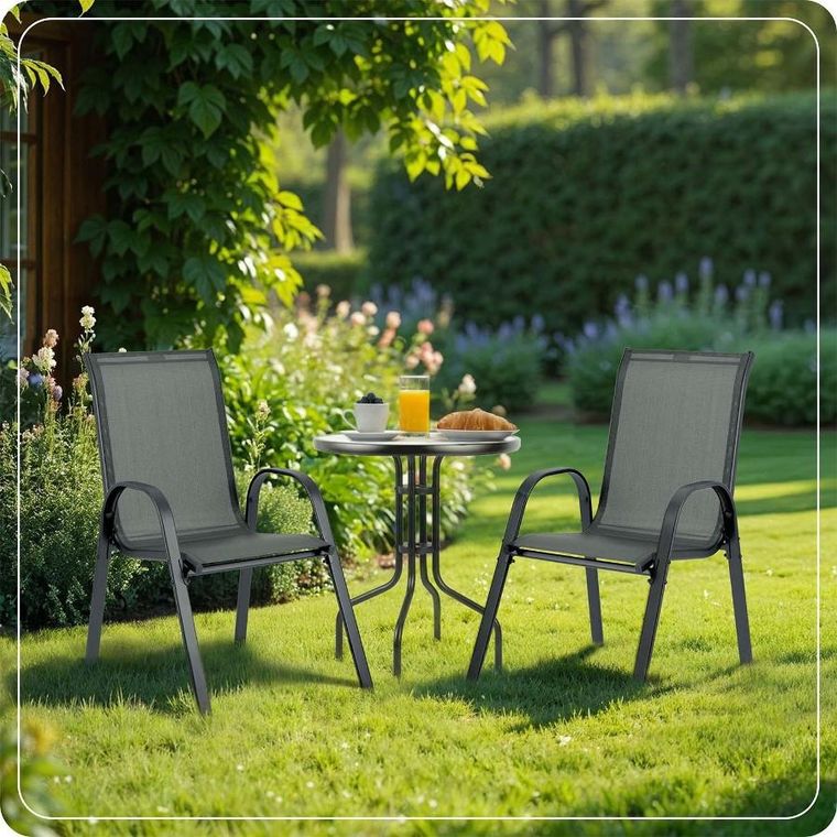 Sofotel, krzesła ogrodowe tekstylne, 4 szt