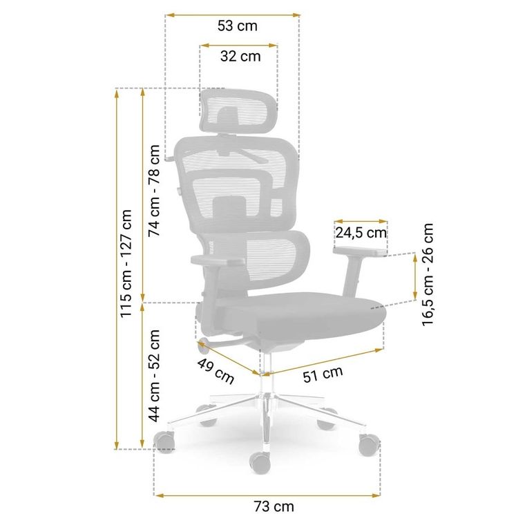 Sofotel, Nicea, fotel biurowy, czarny