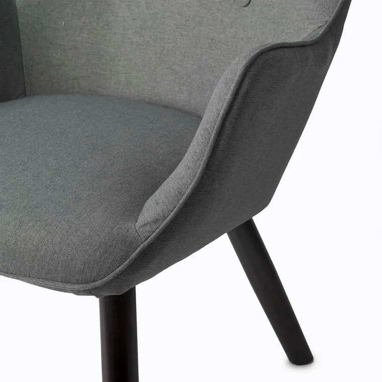 Sofotel, Norse, fotel uszak do karmienia z podnóżkiem, szary