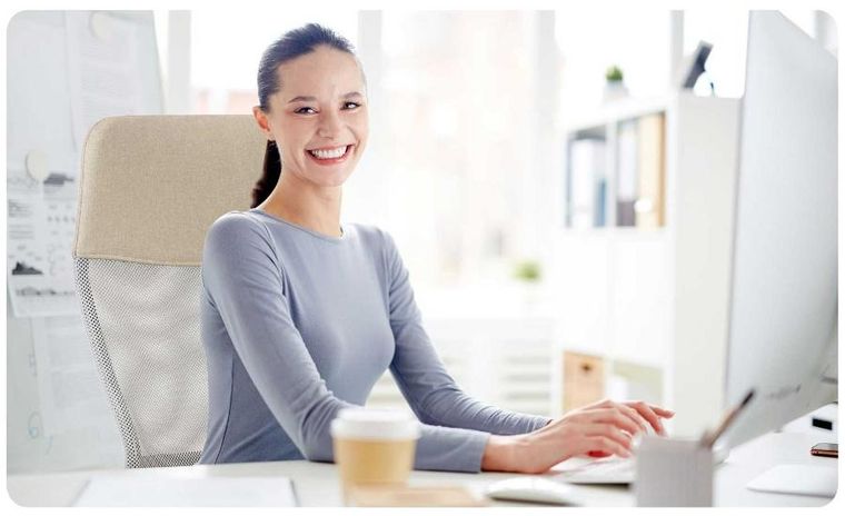 Sofotel, Sydney, fotel biurowy, beżowy