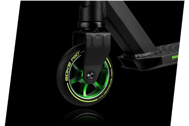 Soke Pro, hulajnoga wyczynowa, czarno-żółto-neon