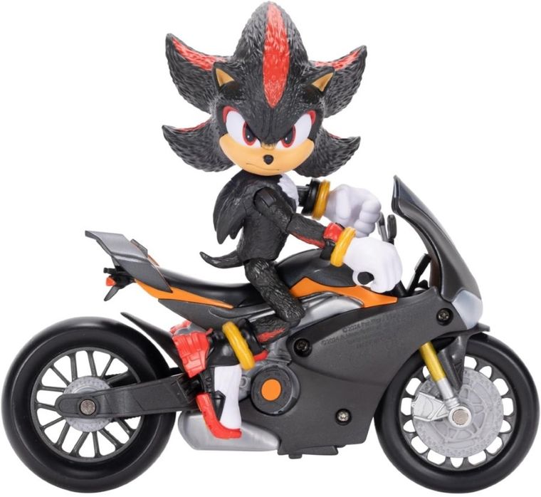 Sonic the Hedgehog 3, zestaw: figurka Shadow + czarny Motocykl