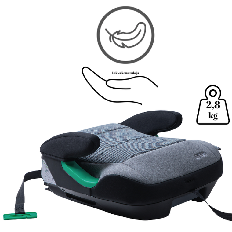 Sorino, Eris, podstawka samochodowa, light grey, 125-150 cm