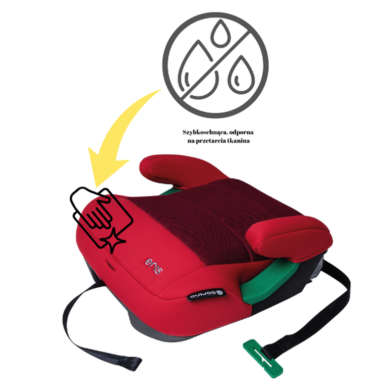 Sorino, Eris, podstawka samochodowa, red, 125-150 cm