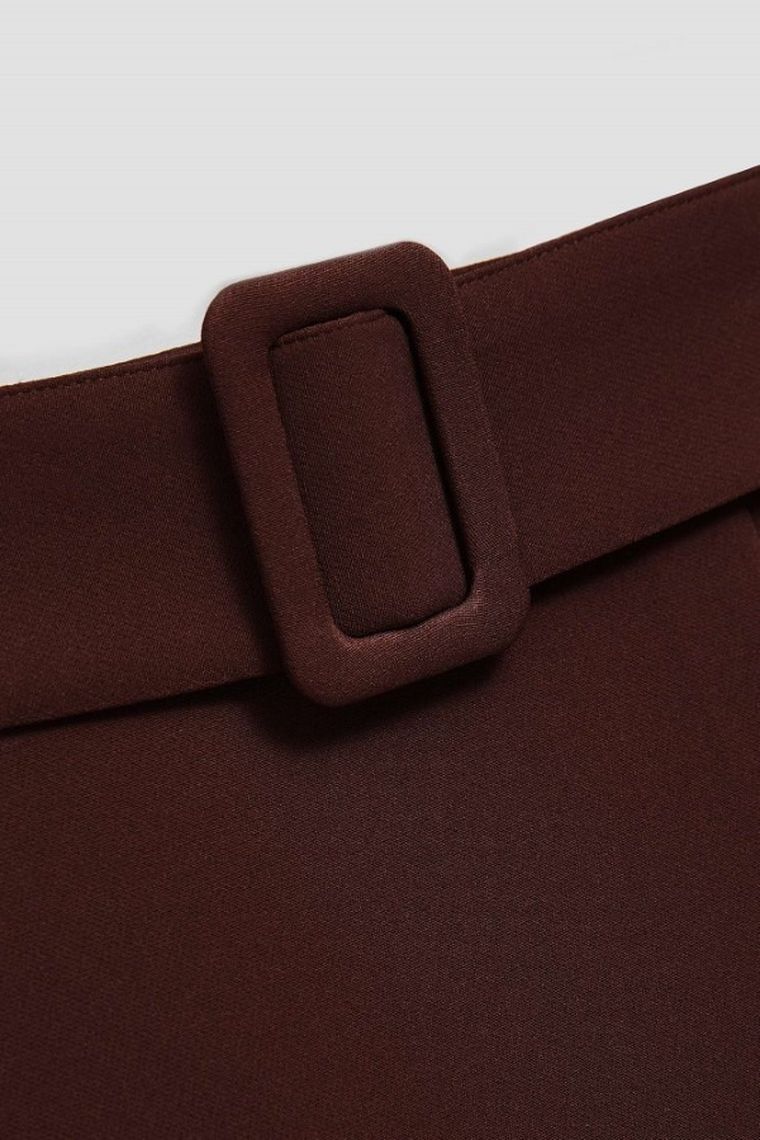 Spódnica damska, brązowa, Moodo