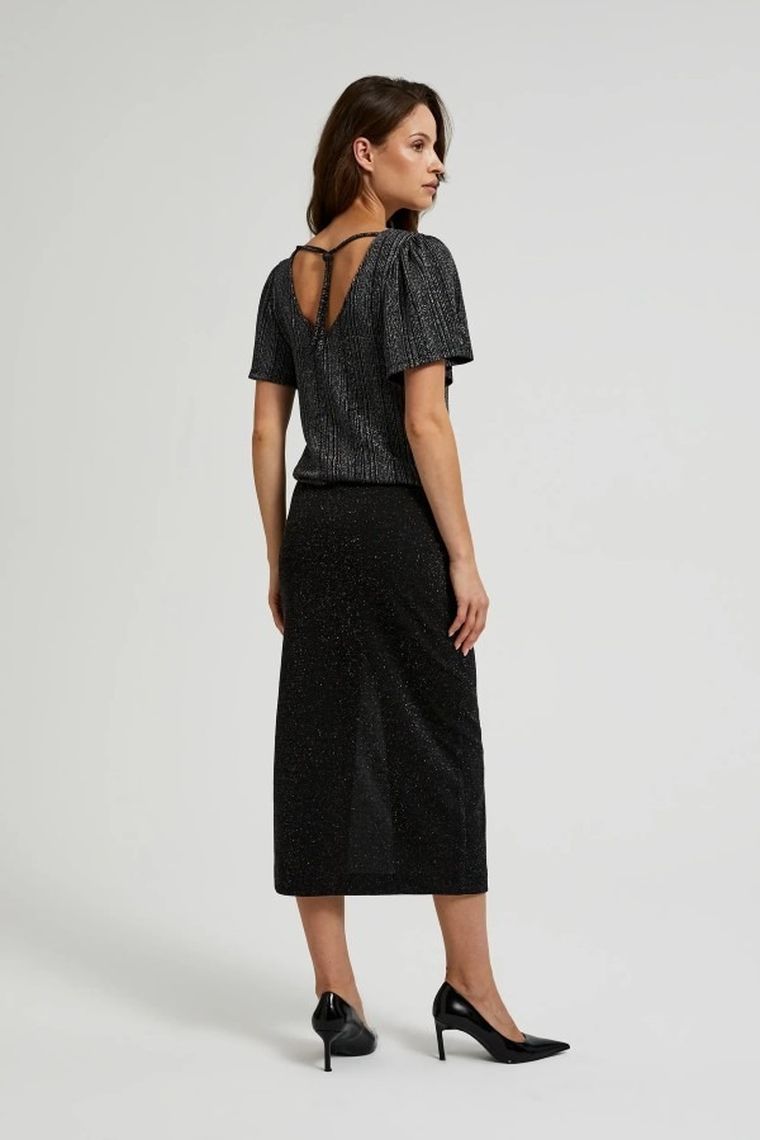 Spódnica damska, czarna, Moodo