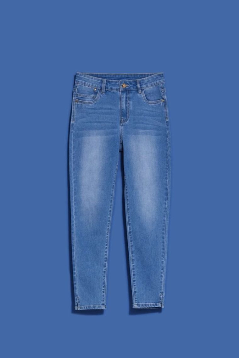 Spodnie jeansowe damskie, niebieskie, Moodo