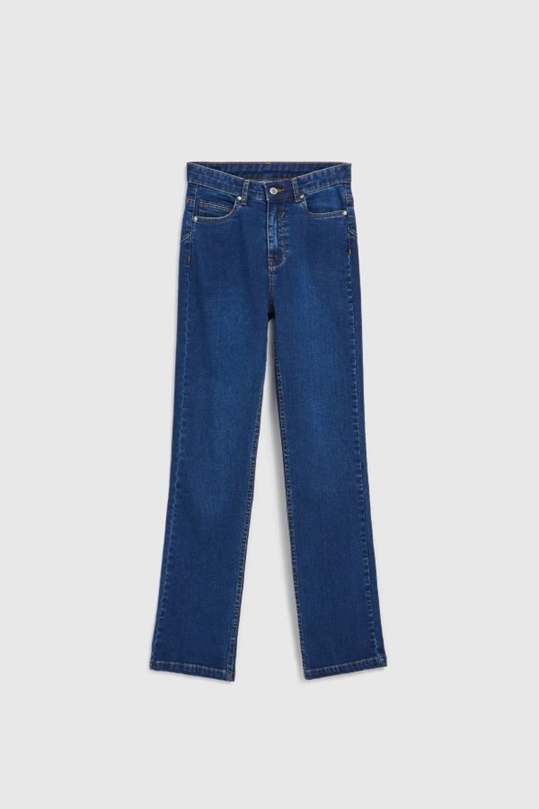 Spodnie jeansowe damskie, niebieskie, Moodo