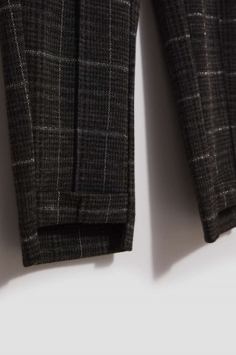 Spodnie materiałowe damskie, czarne, Moodo