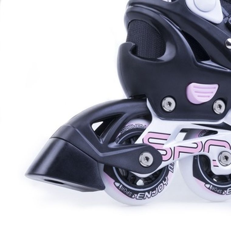 Spokey, Speedstar, rolki regulowane, róż, rozmiar 33-36