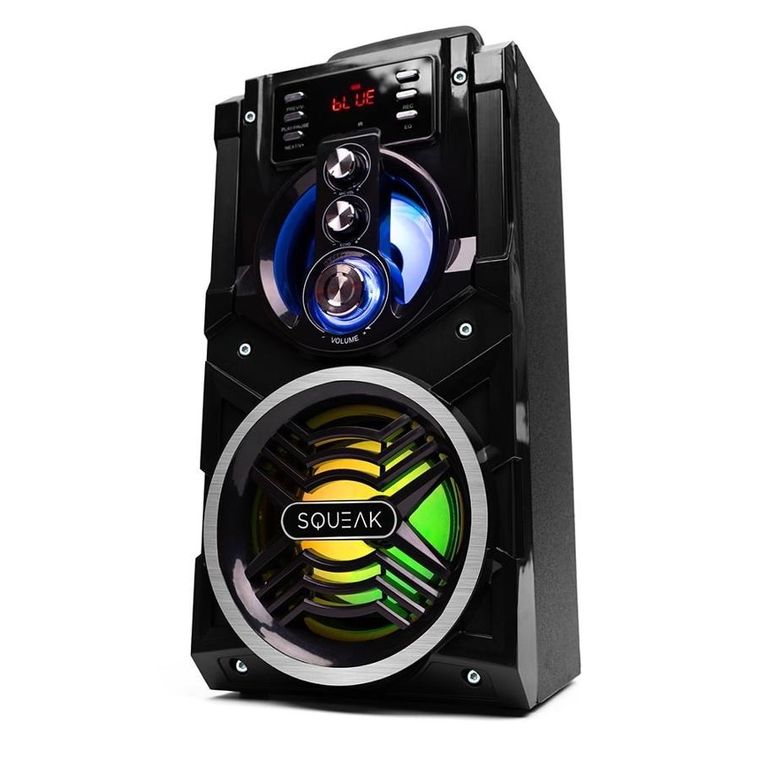 Squeak, Beatboxer Bluetooth 5.1 Speaker, głośnik Bluetooth z karaoke, Radio Fm, Microsd, Aux i USB