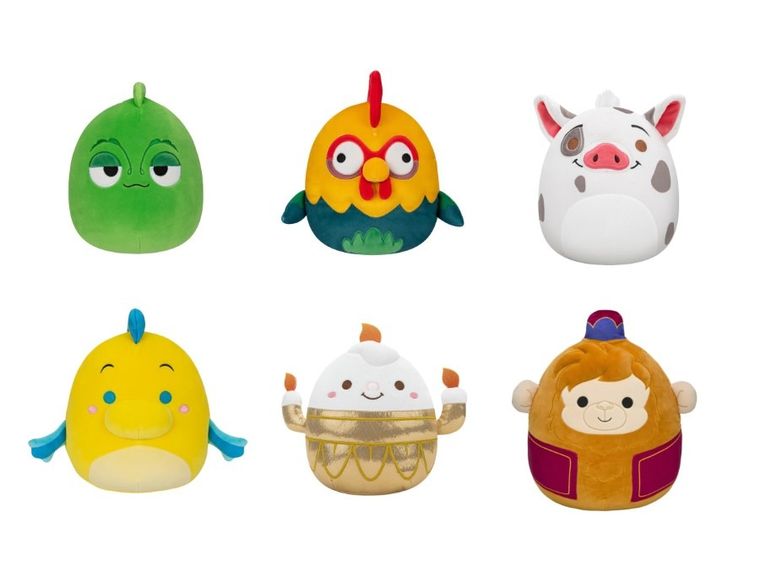 Squishmallows, Little Plush, Zaplątani, Pascal, kameleon, maskotka, 20 cm