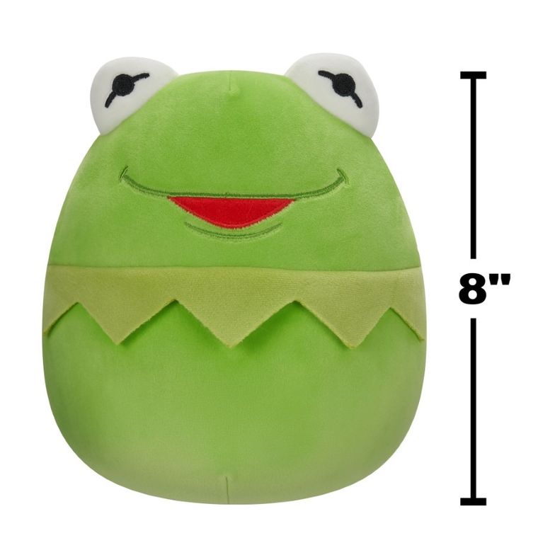Squishmallows, Muppety, Żaba Kermit, maskotka, 20 cm