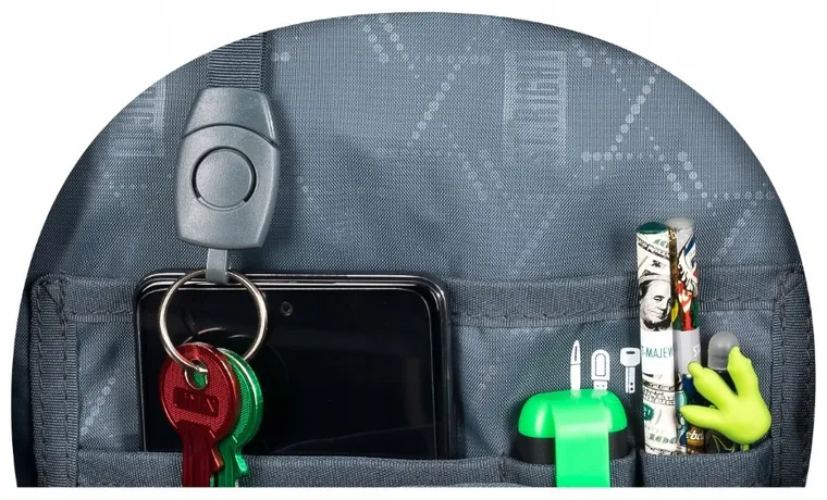 St.Right, plecak szkolny, 4-komorowy, Vintage Navy Blue