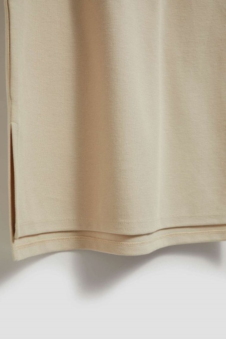 Sukienka damska, beżowa, Moodo