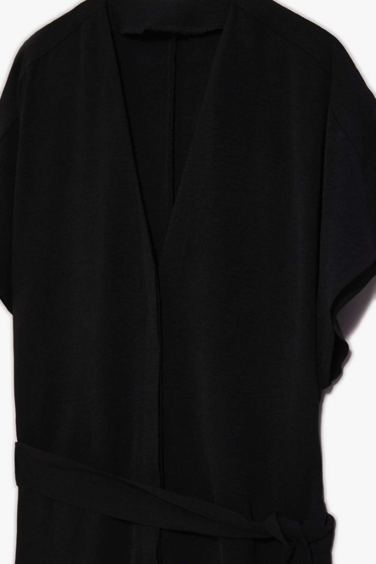 Sukienka damska, czarna, Moodo